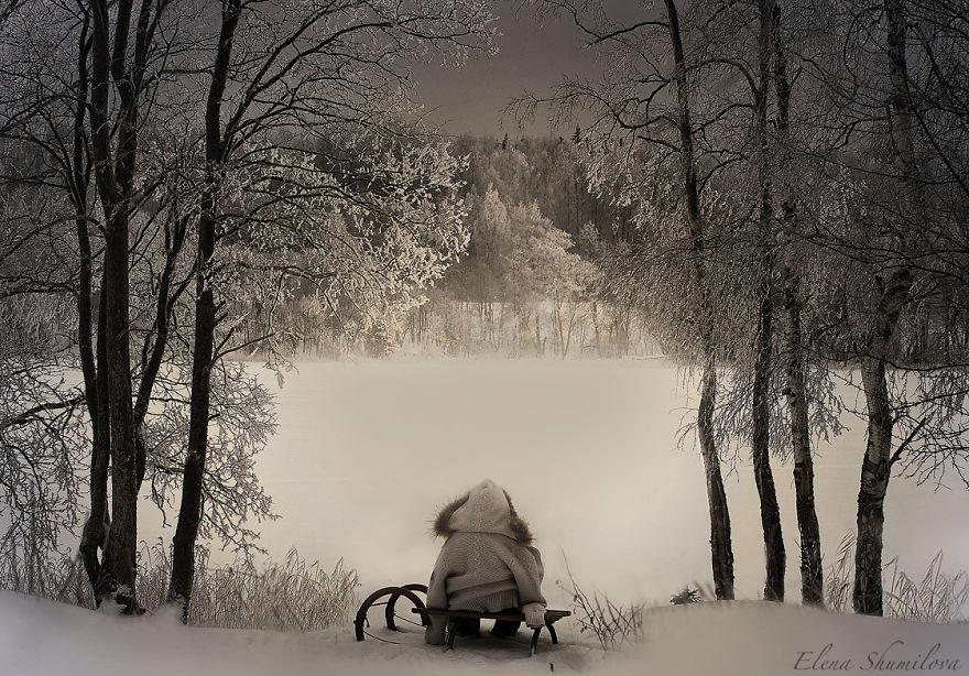 cool-animal-children-photography-Elena-Shumilova-snow